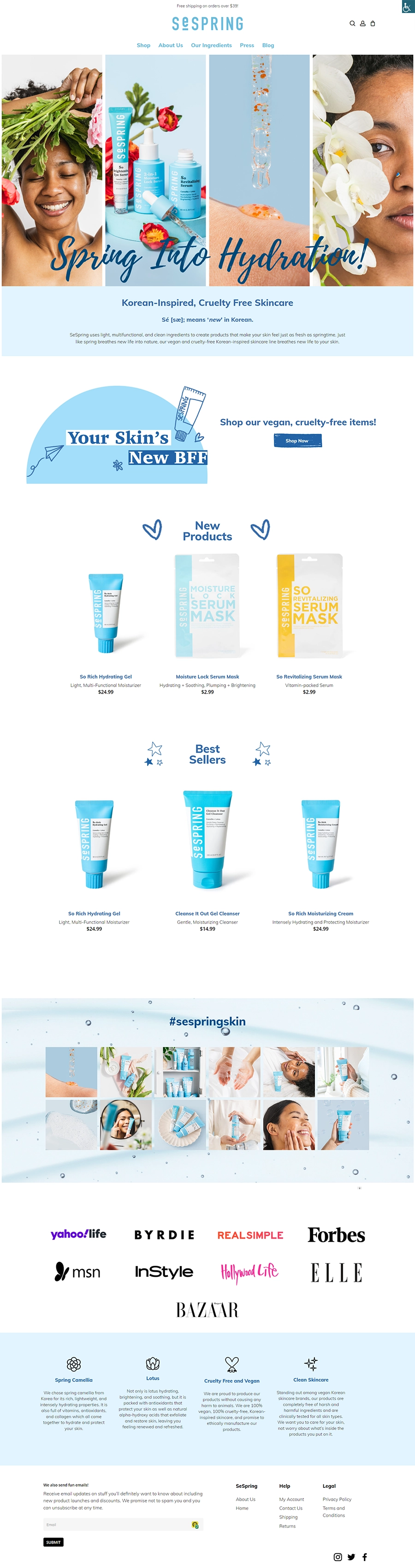 Sespring Skin-Ecommerce