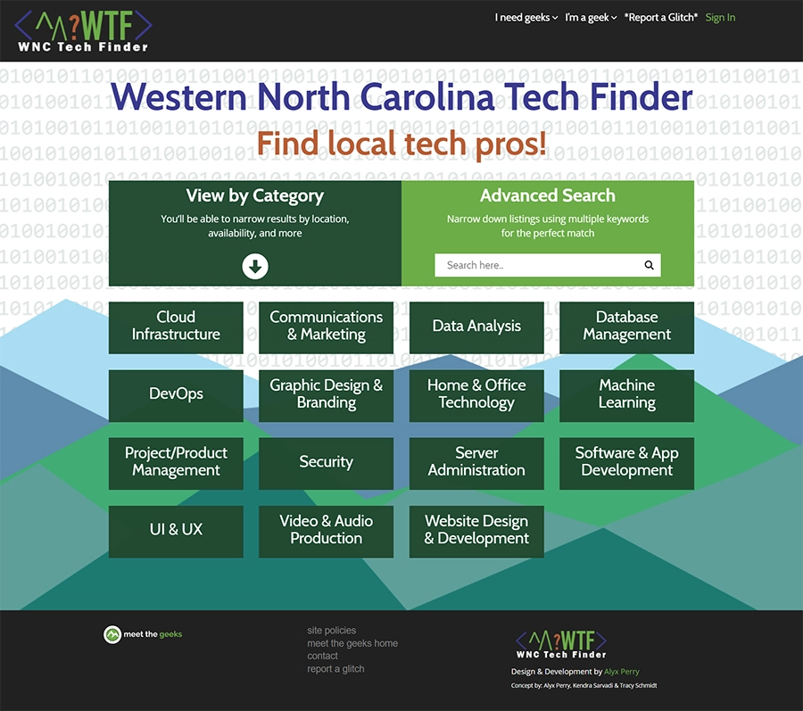 WNC Tech Finder- Directory